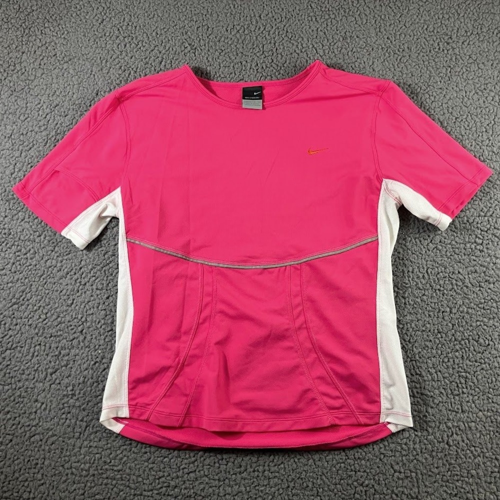 Nike Sphere Dry Womens Large Pink Running Shirt L